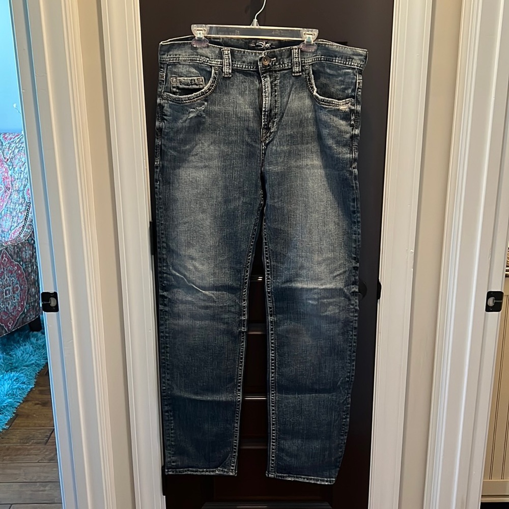 Men’s Silver Jeans W38/L36, worn twice- great condition